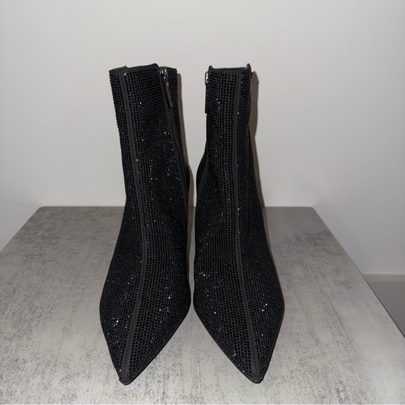 MICHAEL Michael Kors Shoes - Michael Kors Rue Crystal Embellished Faux Suede Boots Size - 6 in women’s